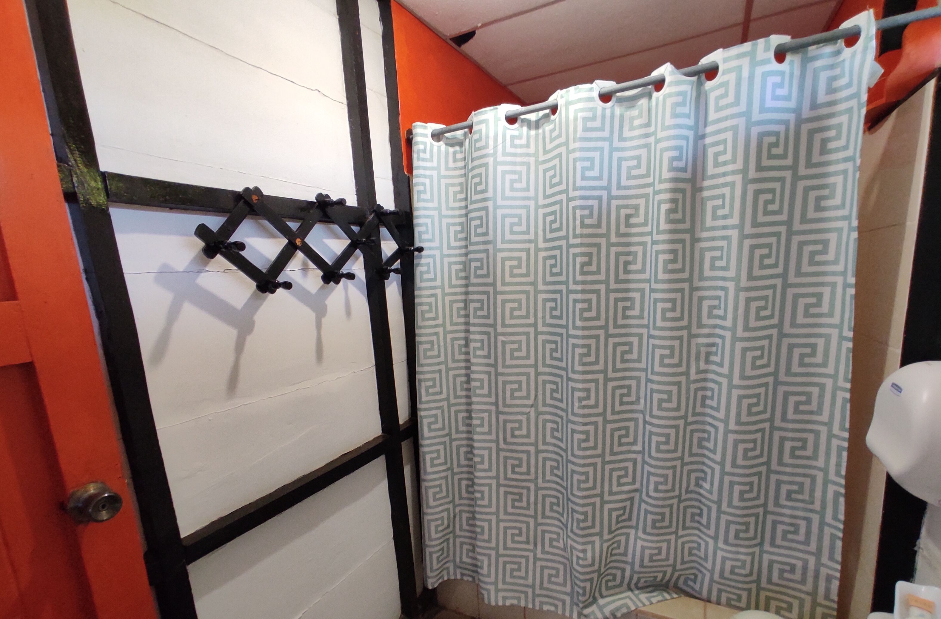 standard double room, 1 king bed, balcony, ocean view | bathroom | shower, towels, soap, shampoo