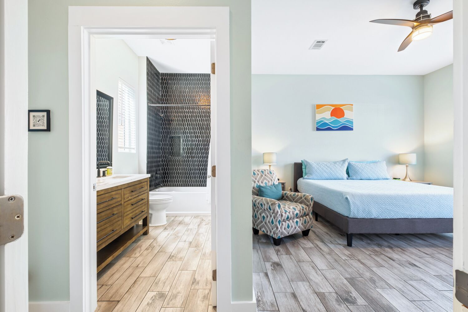 4 chambres, bureau, lit parapluie, Wi-Fi gratuit