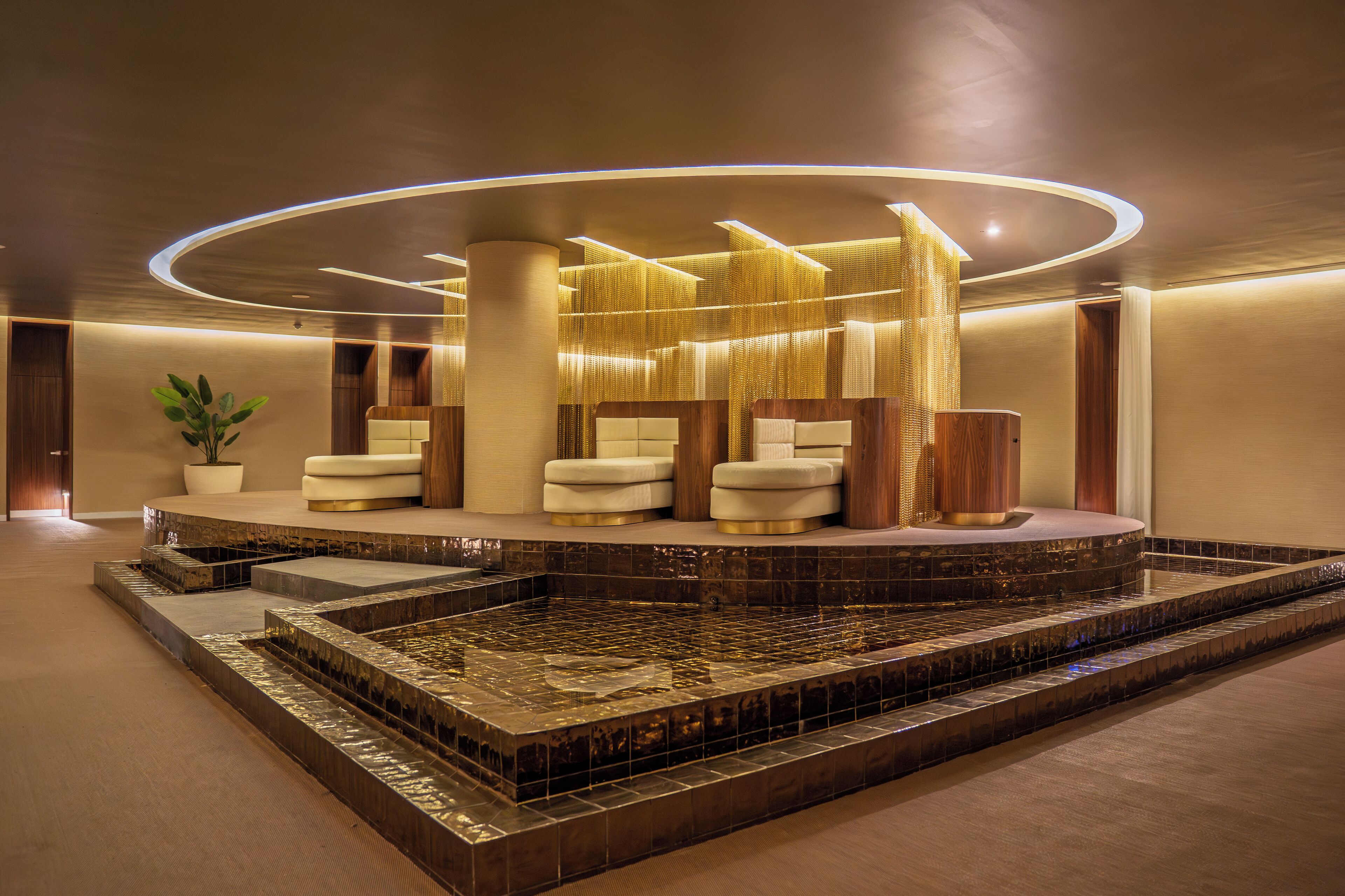 Behandlingsrum til par, sauna, boblebad, dampbad, tyrkisk bad/hammam