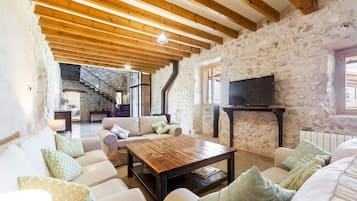 TV, fireplace, DVD player, ping pong