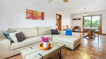 Fernseher, Kamin, Tischtennisplatte