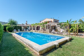 Pool - Villa "La Sorteta De Cuxach" Embedded in Nature and with Pool (POLLENÇA)