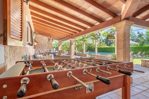 Terrace/patio - Villa "La Sorteta De Cuxach" Embedded in Nature and with Pool (POLLENÇA)