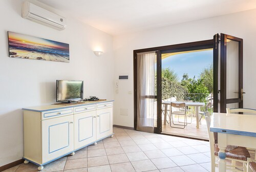 Apartment 'Giardini Di Bados B3' with Shared Terrace, Shared Garden and Air Conditioning