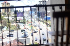 Blick von der Unterkunft