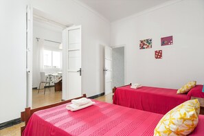 3 habitaciones, wifi gratis y ropa de cama 
