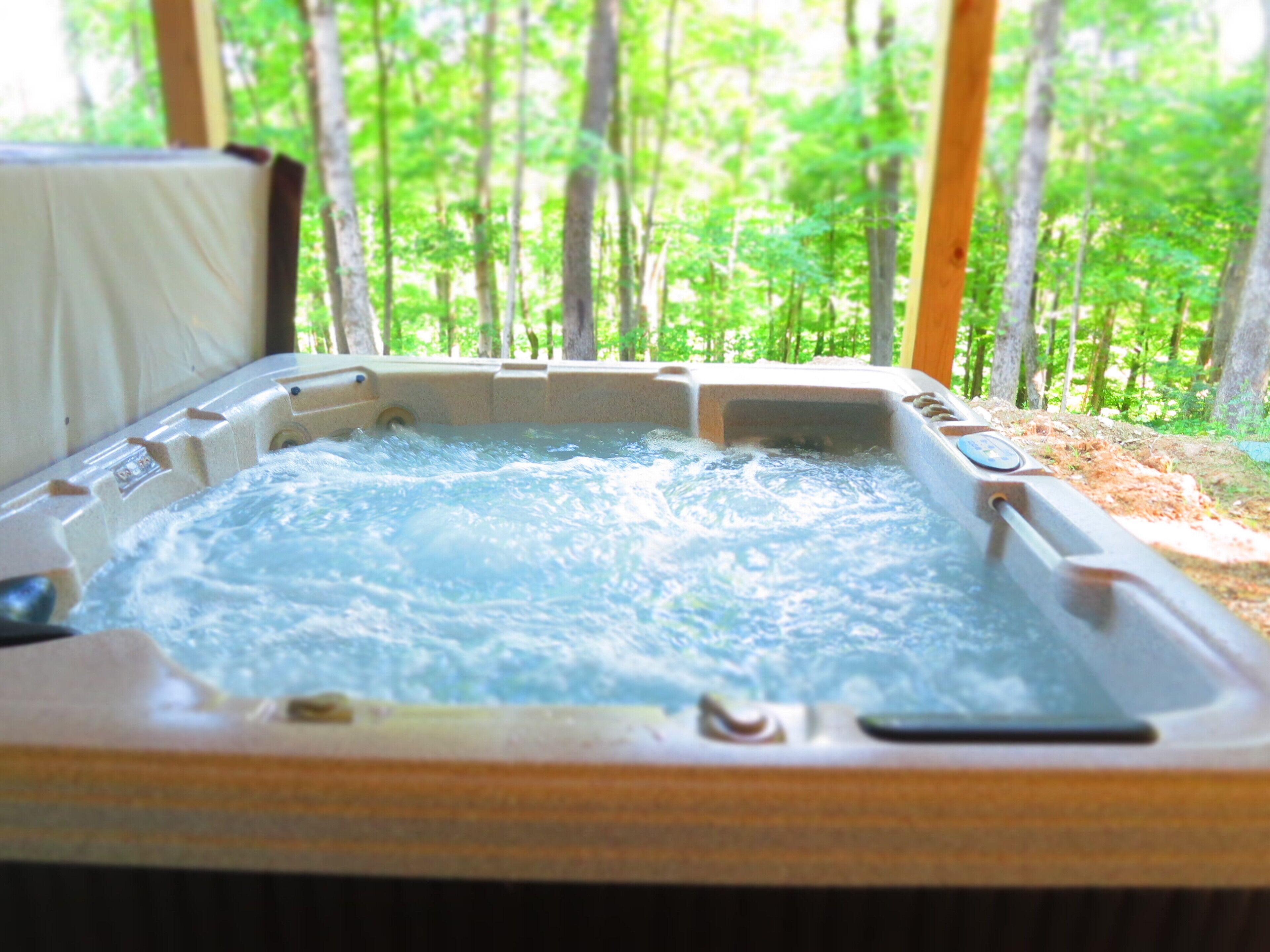 Bain à remous extérieur