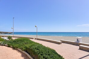 On the beach