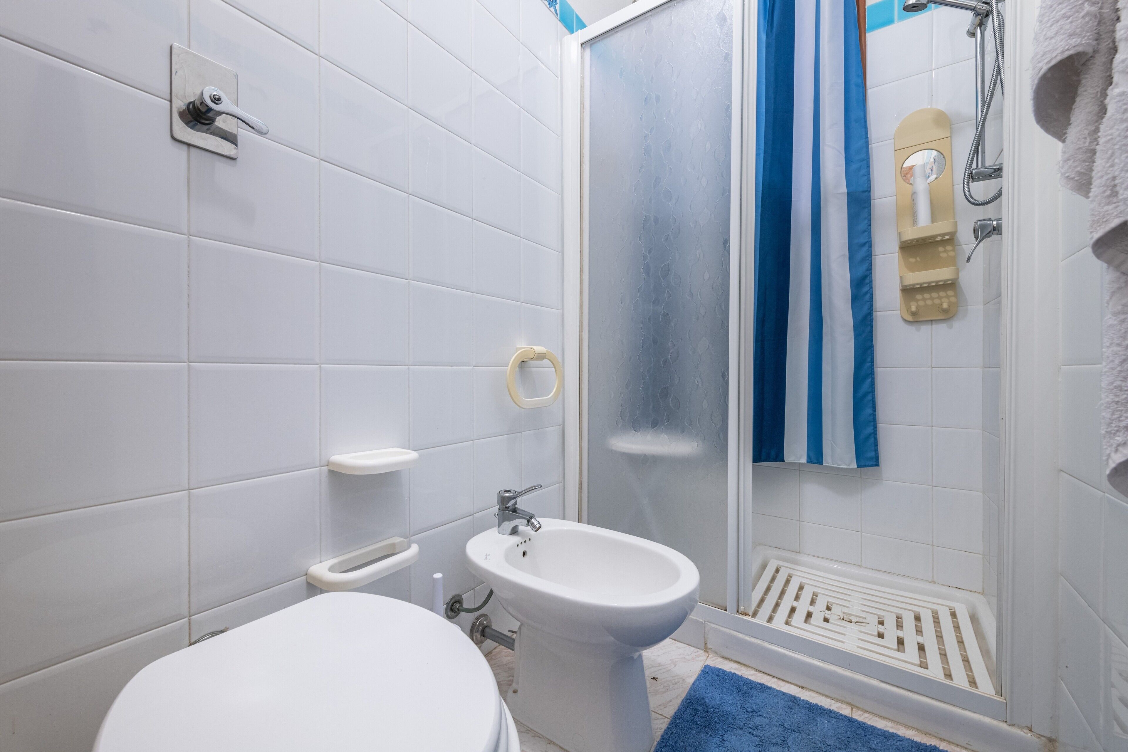 Shower, hair dryer