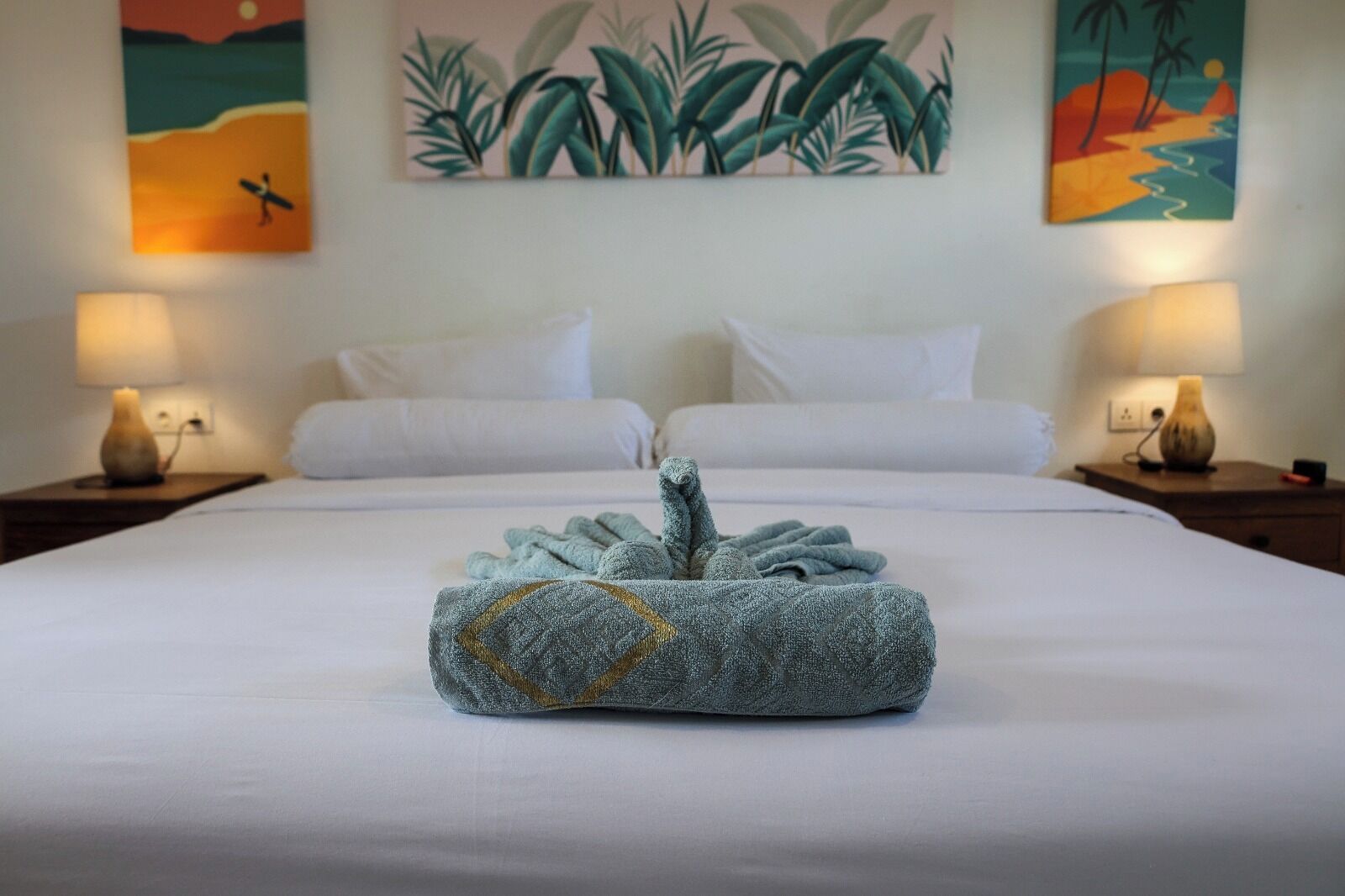 Wifi gratis y ropa de cama 