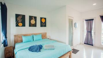 Habitació, 1 llit de matrimoni gran, vistes al mar | Wifi gratuïta i roba de llit