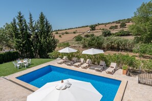 Pool - Fantastic Country House with Pool, Wi-Fi and Patio; Parking Available (Sant Llorenç des Cardassar)