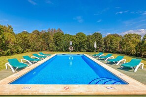 Pool - Country House 'Sa Pova' with Mountain View, Wi-Fi and Air Conditioning (Alcúdia)