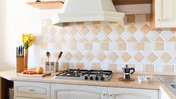 KĂŒhlschrank, Mikrowelle, Herdplatte, Wasserkocher