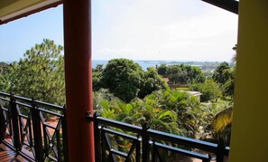 Blick von der Unterkunft