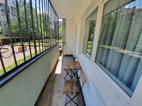 Outdoor banquet area