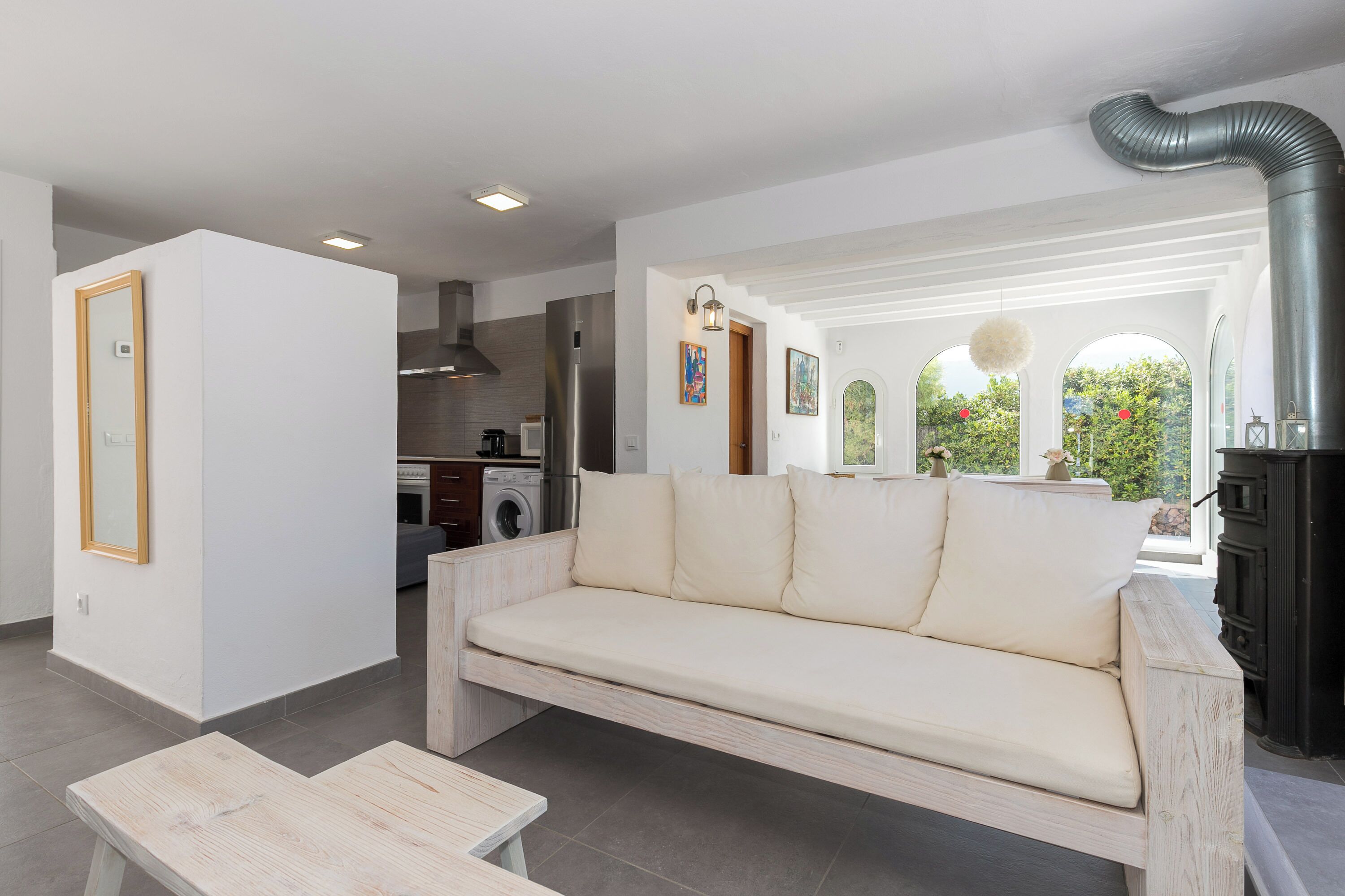 TV, bordtennis og stereoanlegg