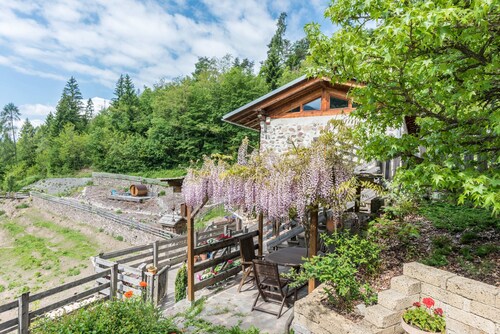 Appartement Maso La Marianna avec vue sur les montagnes, Wi-Fi et jardin.