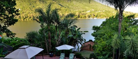 Blick von der Unterkunft