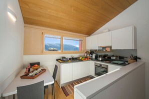 Full-sized fridge, microwave, oven, stovetop - Ca Melin (Alto Malcantone)