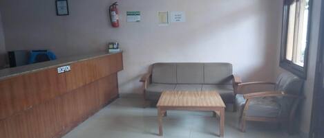 Sitteområde i lobbyen