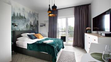 Business Studio | Soundproofing, iron/ironing board, free WiFi, bed sheets