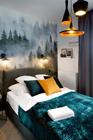 Business Studio | Soundproofing, iron/ironing board, free WiFi, bed sheets - P&O Apartments Warsaw West Railway Station (Warsaw)