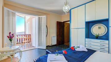 Family Apartment, 1 Bedroom, Mountainside (Nicoletta's Lake View Stresa) | 1 bedroom, WiFi, bed sheets