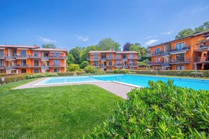 Family Apartment, 2 Bedrooms, Balcony (Relax al Moro Apt with Pool) | Pool | Seasonal outdoor pool