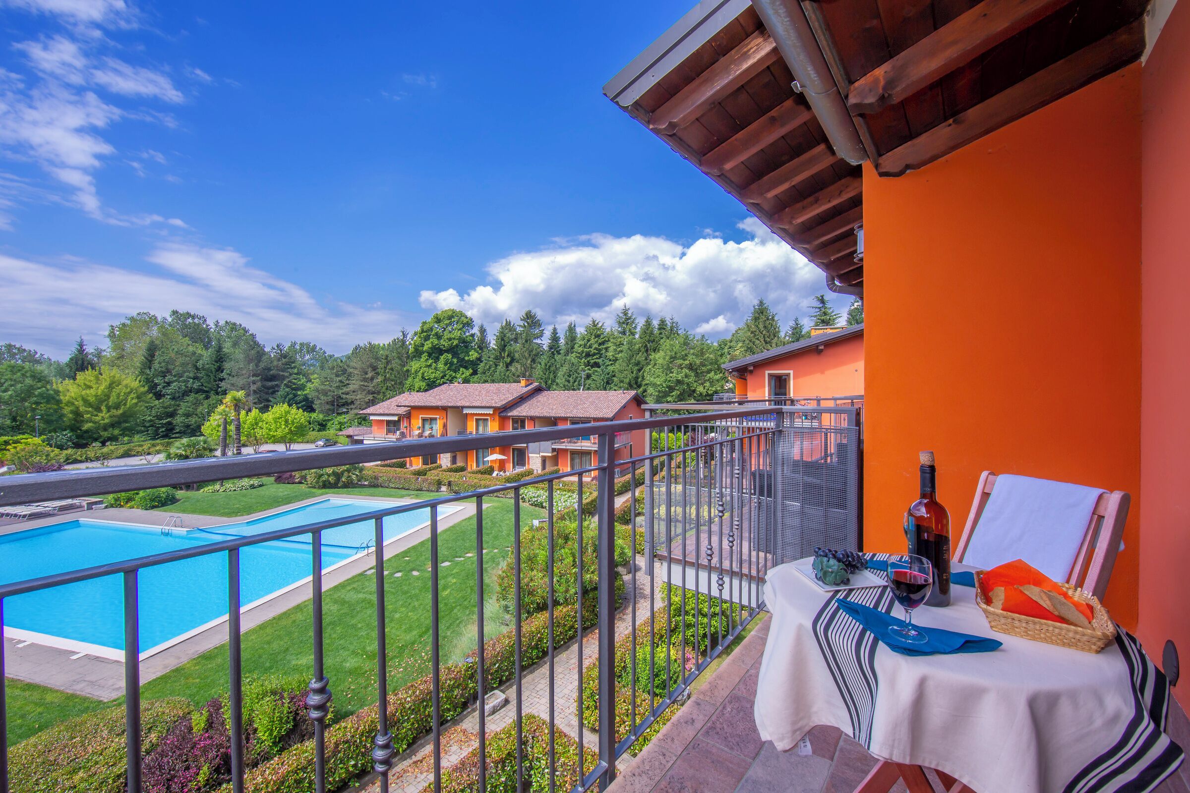 Appartamento familiare, 2 camere da letto (Relax al Moro Apt with Pool) | Balcone