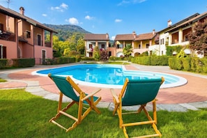 Family Apartment, Multiple Bedrooms, 2 Bathrooms (Sunflower Relax Pool and Terrace) | Pool | Seasonal outdoor pool