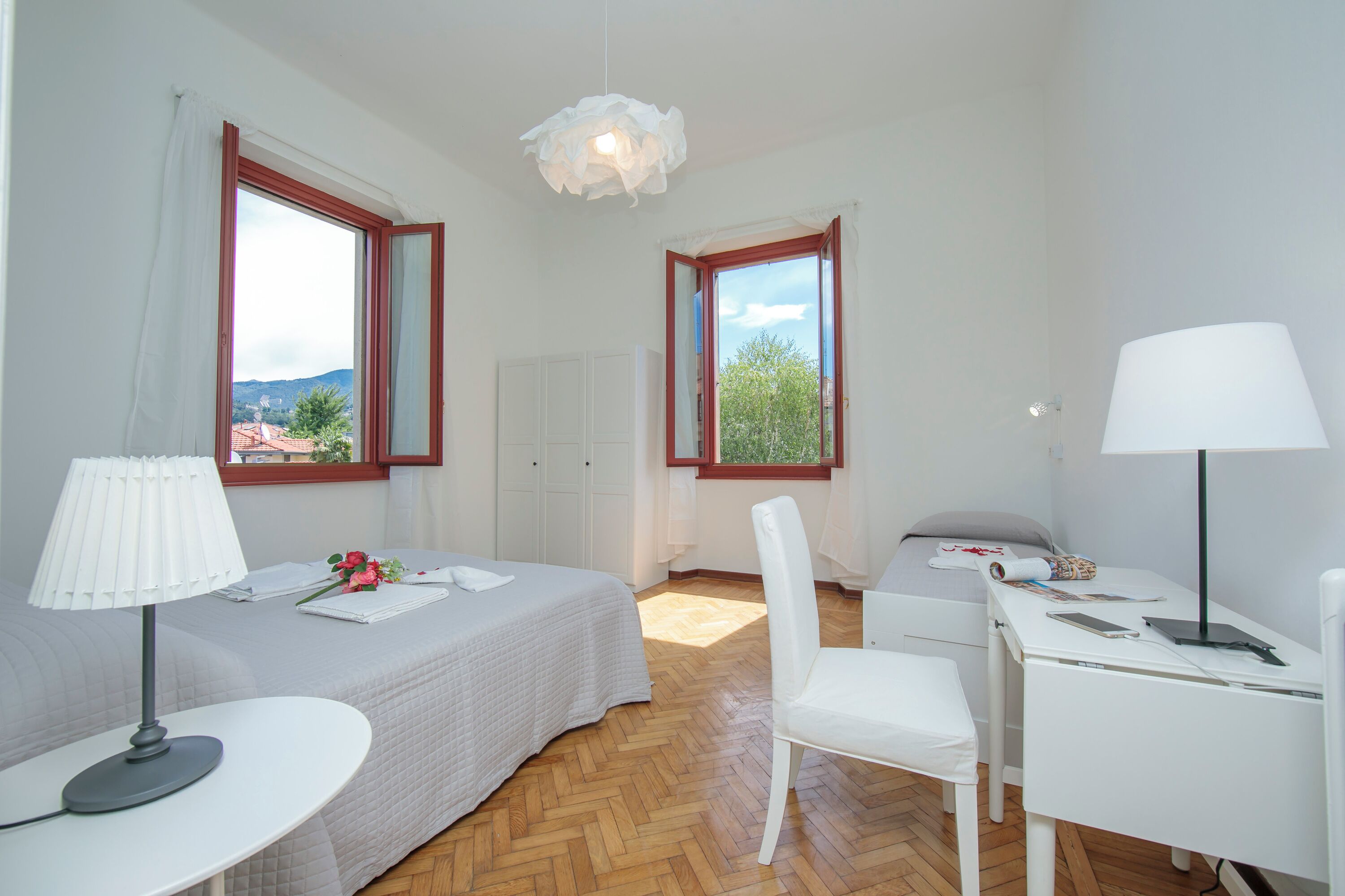 Family Apartment, 2 Bedrooms, Balcony, Lakeside (Residenza Oleandro - Lake View) | 2 bedrooms, WiFi, bed sheets