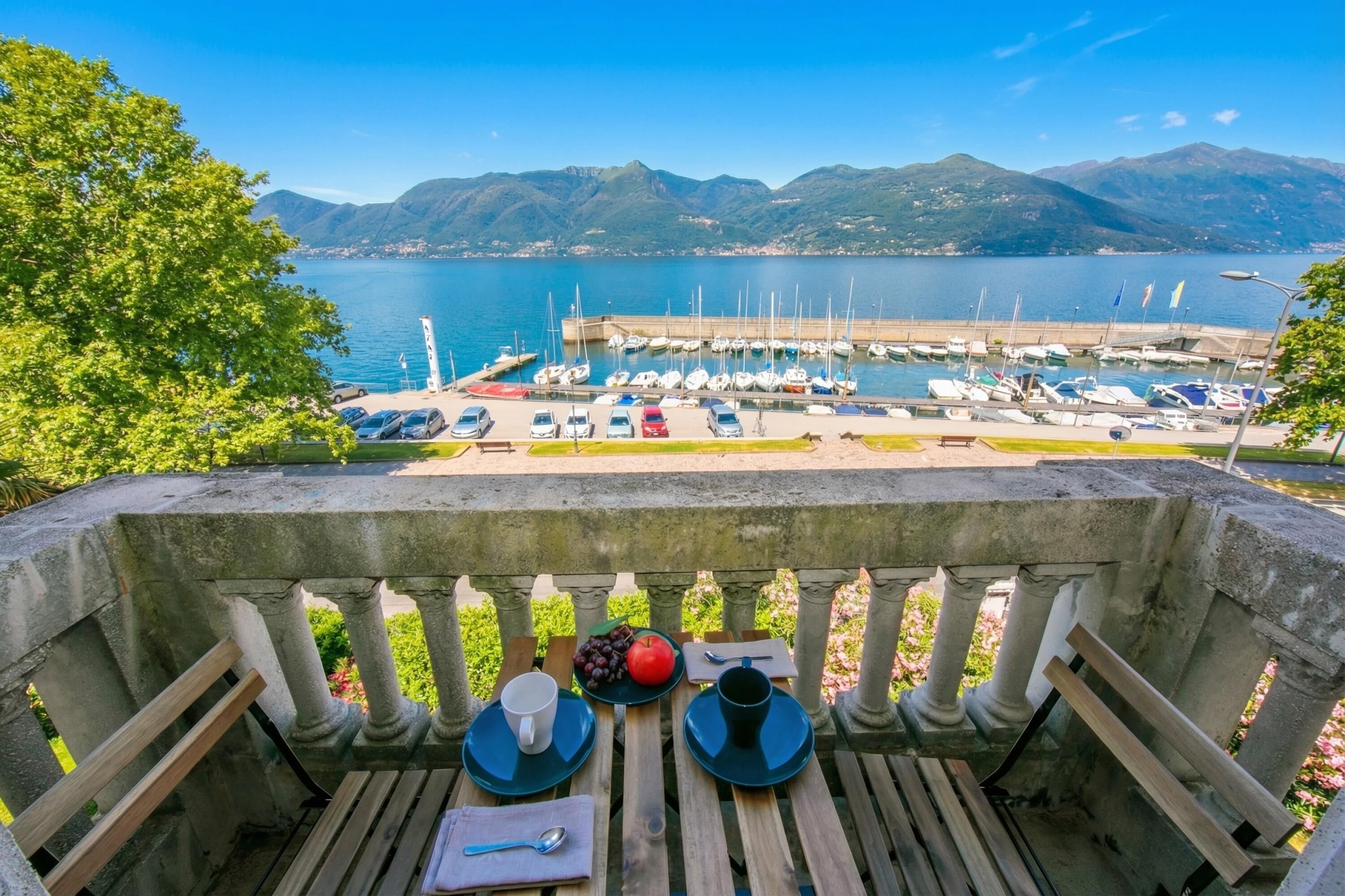 Appartement Familial, plusieurs chambres, en bord de lac (Residenza Oleandro Lake View Luino) | Enceinte de l’hébergement