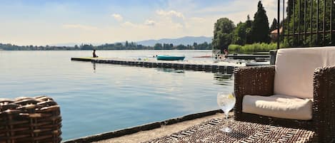 Familienapartment, 2 Schlafzimmer, 2 Bäder (Rododendro Rosso) | Blick auf den See