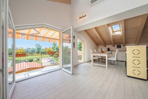 Family Apartment, Multiple Bedrooms, Lakeside (Silver Lake Apartment) | View from room - Silver Lake Apartment (Angera)