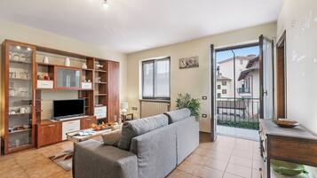 22-inch flat-screen TV with digital channels, TV