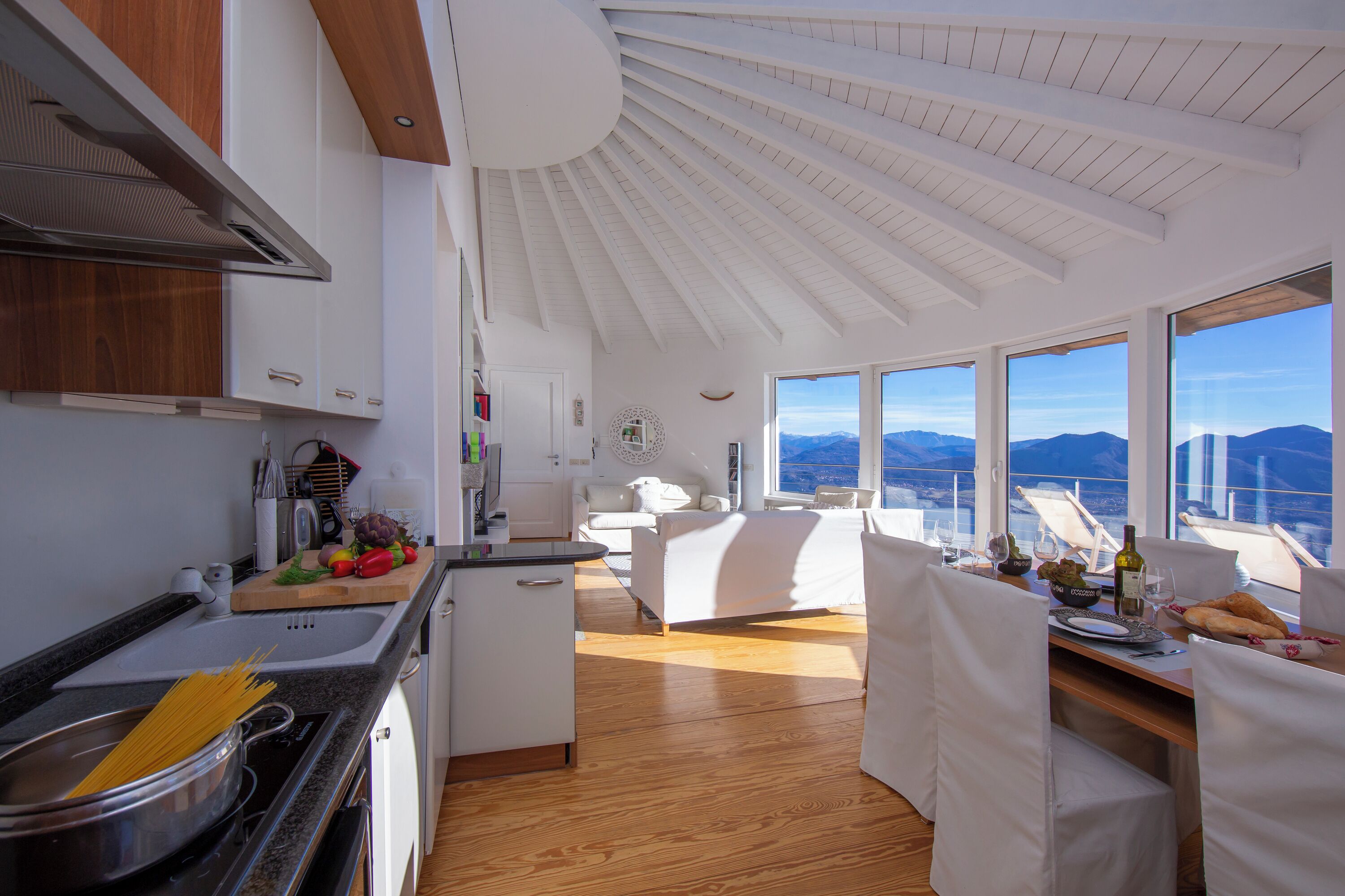 Honeymoon Apartment, 2 Bedrooms, Fireplace, Mountainside (The Perfect View in a Premeno) | Private kitchen | Coffee/tea maker, full-sized fridge, microwave, stovetop