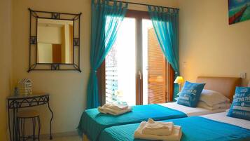 Villa, 2 Bedrooms, Private Pool | 2 bedrooms, desk, iron/ironing board, cots/infant beds