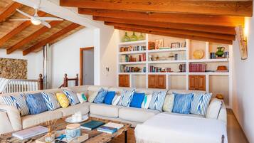 Télévision, cheminée