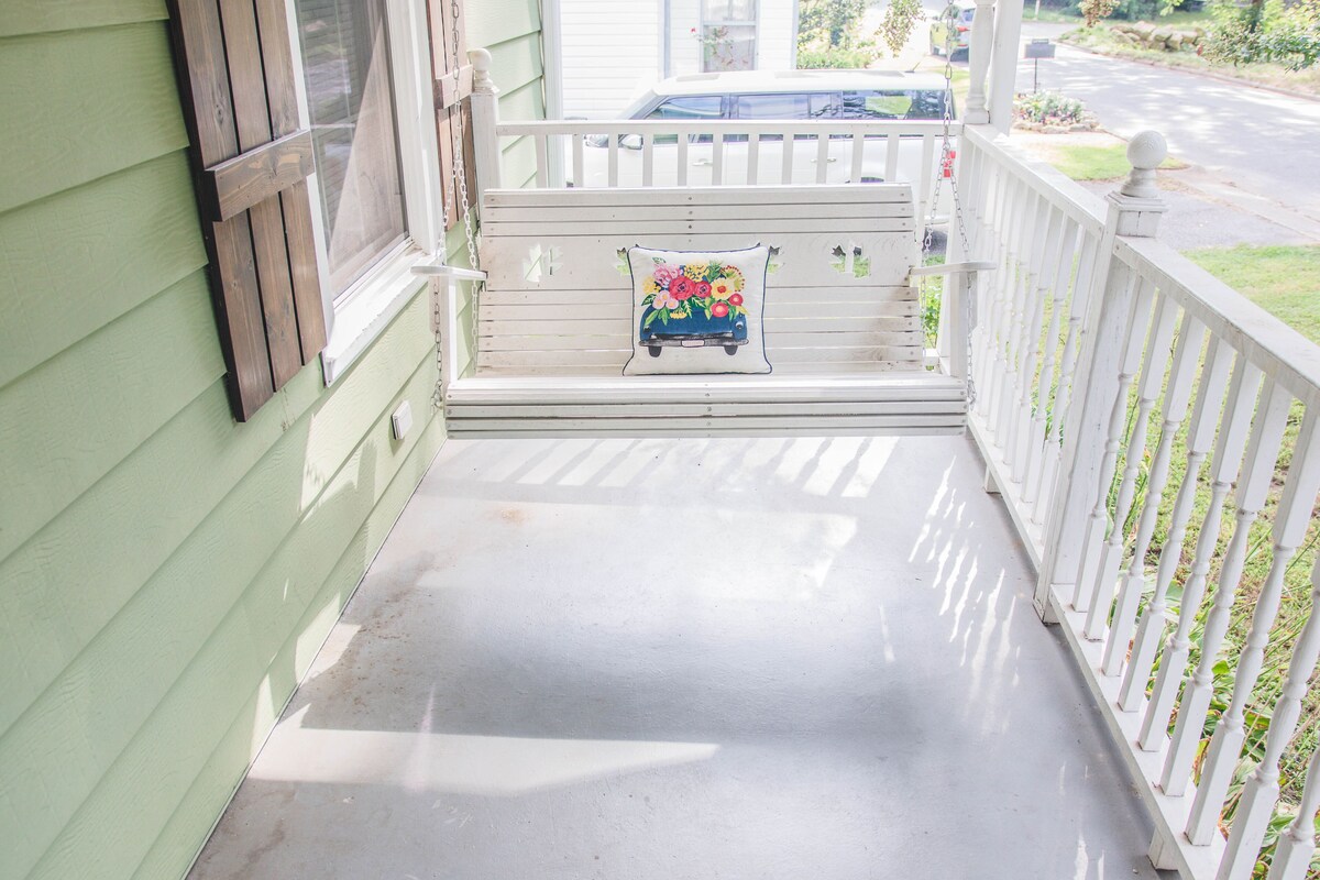 Photo 12 of The Yellow Door Inn, Welcome to Our Porch!! Close to Charming Downtown Greer