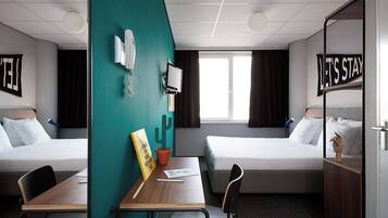 Deluxe Queen Room | Premium bedding, desk, blackout curtains, soundproofing