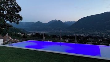 Indoor pool, a heated pool