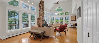 Sunny Waterfront Family Friendly Little Sebago Home 