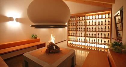 Farmhouse surrounded by vineyards