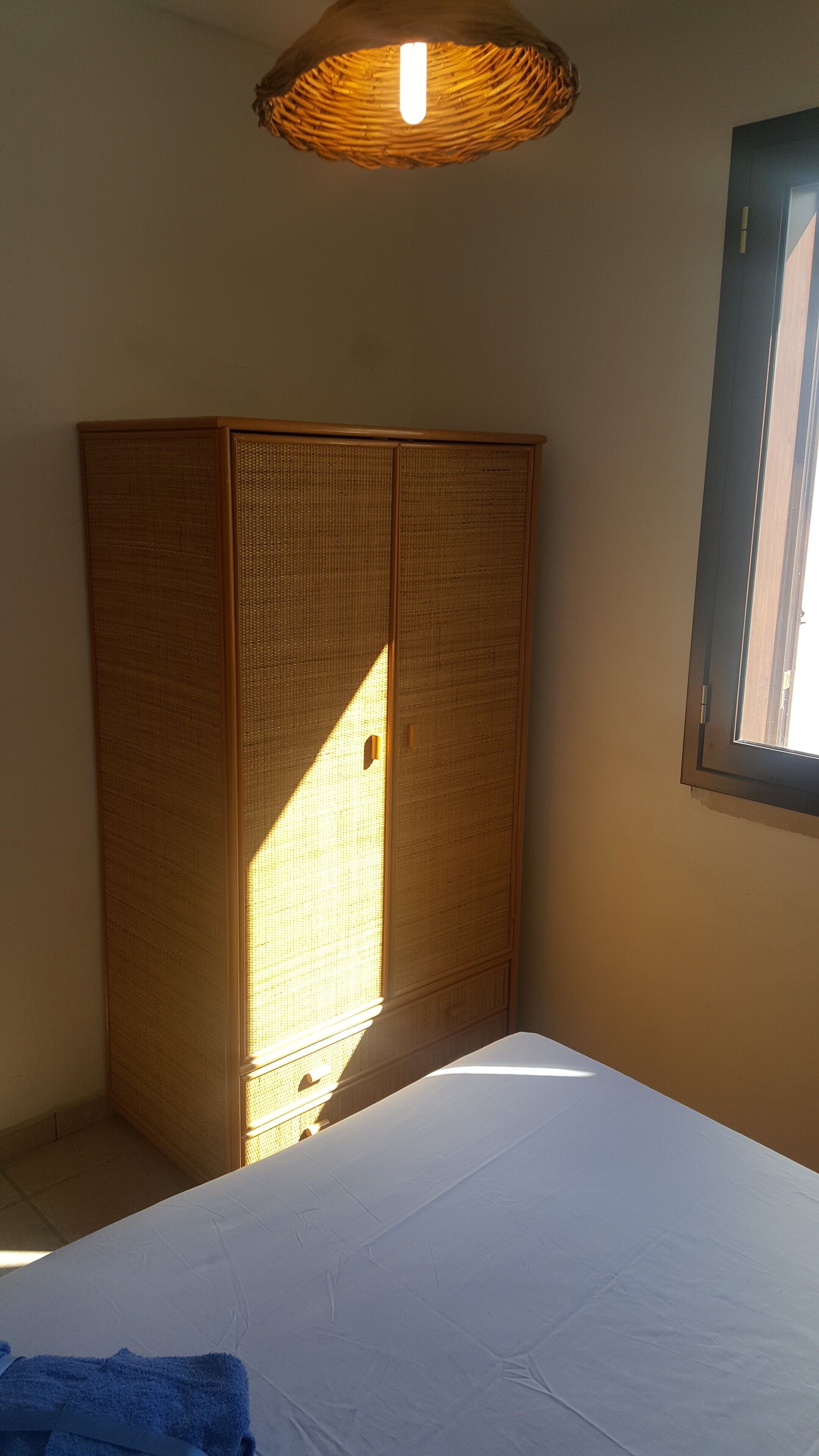 1 makuuhuone, vuodevaatteet