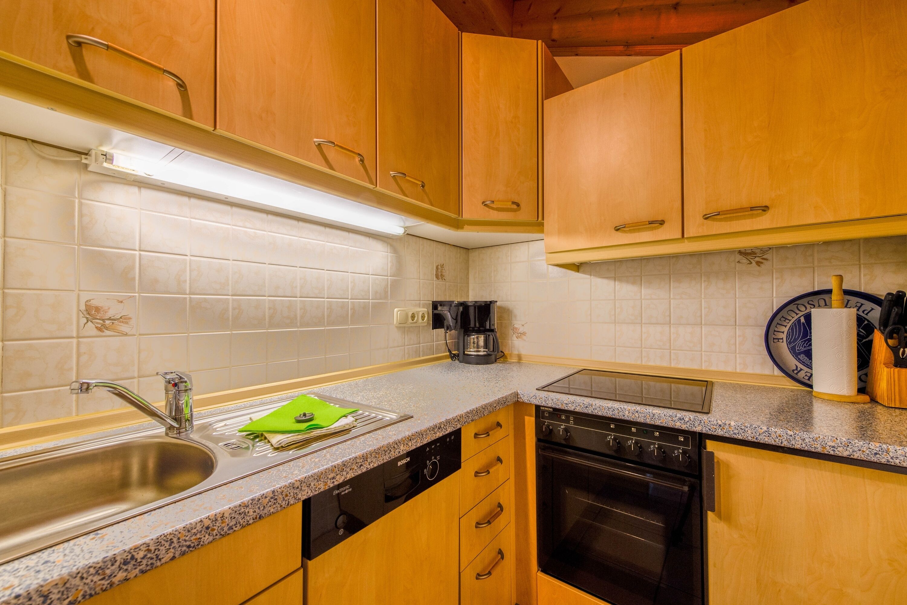 Kühlschrank, Ofen, Herdplatte, Geschirrspüler