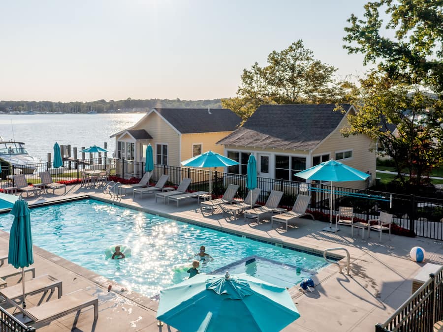 Seasonal outdoor pool