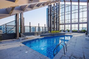 Indoor pool, outdoor pool