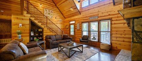 Fernseher, Kamin, Arbeitsbereiche, Drucker