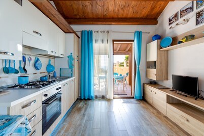 Villino Turchese Beachfront House with Ocean View and Terrace